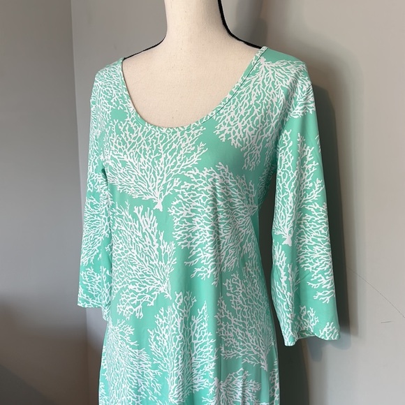 Persifor Kilpatrick Shift Ocean Beach East Coast Seafoam Green Dress Large - Picture 2 of 6